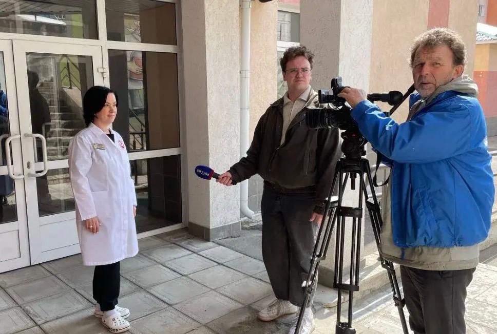 Сегодня, 6 апреля в нашем Центре работала съемочная группа телеканала "Россия-1 Пенза"