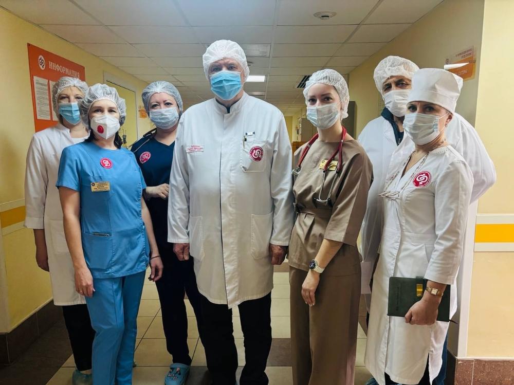 22 января состоялся обход главного врача Сергея Борисовича Рыбалкина в инфекционном отделении № 2