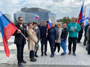 23 сентября, митинг-концерт «Своих не бросаем!» в поддержку референдумов в республиках Донбасса, Херсонской и Запорожской областях