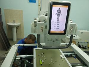 Начат монтаж нового цифрового рентгенодиагностического комплекса "МЕДИГРАФ"